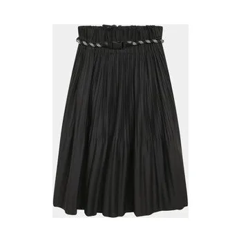 Oblečení a móda DKNY Plisovaná sukně D33616 S Černá Regular Fit 6Y