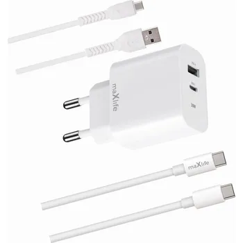 Rychlá nabíječka 30W se 2 vstupy a kabely USB-C pro Samsung Galaxy A54 5G