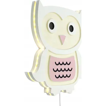 Lampička Noční lampa LED Wood růžová