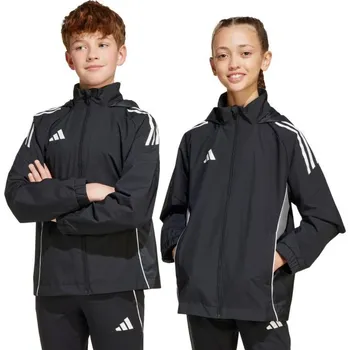 Dívčí tričko Dětská bunda adidas Tiro 25 Competition All Weather černá IW0448 164 cm