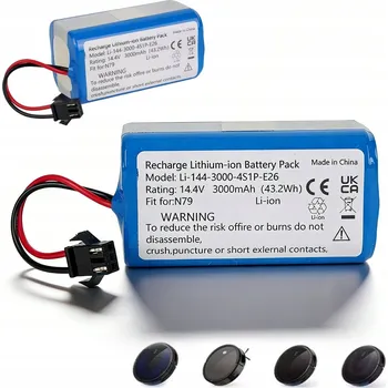 IP kamera BATERIE 3000MAH 14.4V AKUMULÁTOR PRO EUFY ROBOVAC 11/11S/12 ECOVACS DEEBOT