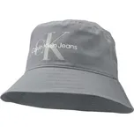 Unisexový klobouk Calvin Klein MONOGRAM SOFT BUCKET HAT OS Šedá