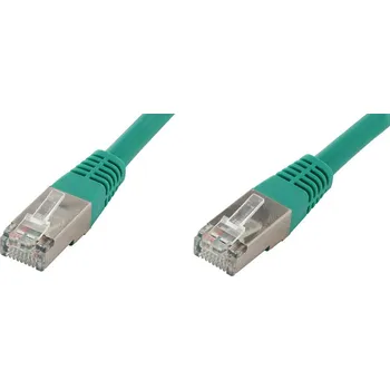 Datový kabel econ connect F6TP0,5GN RJ45 síťové kabely, propojovací kabely CAT 6 S/FTP 0.50 m zelená párové stínění 1 ks
