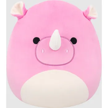 plyšák Squishmallows SQUISHMALLOWS Růžový nosorožec - Norma Jean, 30 cm