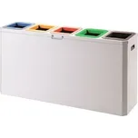 MEVA-TEC Pětikomorový koš na třídění odpadu