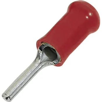 TE Connectivity 165142 kabelová koncovka 0.205 mm² 1.60 mm² částečná izolace červená 1 ks