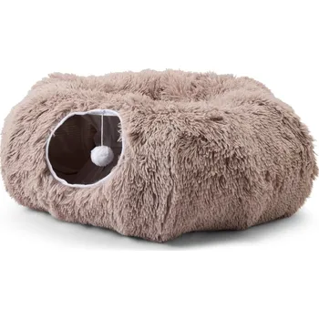 Hračka pro kočku Savic Snuggle tunel na hraní včetně polohovacího polštáře - cca Ø 85 x V 26 cm