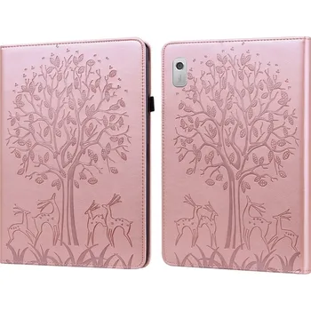 Pouzdro na tablet VSECHNONAMOBIL 57321 ART DEER Zaklápěcí pouzdro Lenovo Tab M9 růžové