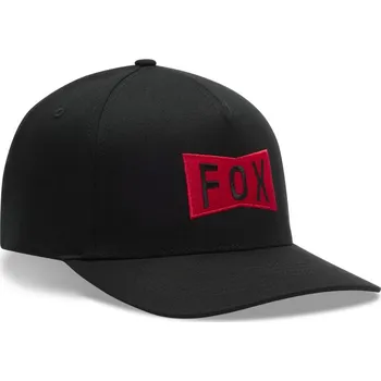 Kšiltovka Čepice - FOX Typeface Flexfit Hat 2025 - Black S/M