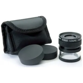 Lupa Ruční lupa, poměr zvětšení: 10X průměr čočky 19mm Ne Idealtek