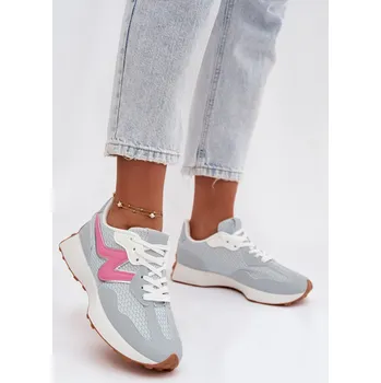 Dámská běžecká obuv Dámské sportovní boty na platformě modré Janelora 37