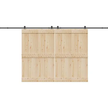 Nábytkové kování OMAXI Sada příslušenství pro posuvné dveře 427 cm ocelová černá 857850