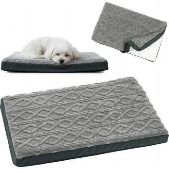 Pelíšek pro psa PELÍŠEK PRO PSA KOČKU MATRACE PODLOŽKA 76x51x8 cm VODĚODOLNÉ MĚKKÉ POTAH