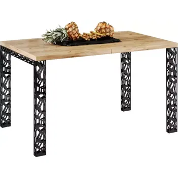 Jídelní set Stůl Matio 220 dub zlatý craft