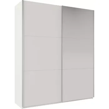 Kancelářská sestava Skříň Rodos 200 bílá/zrcadlo