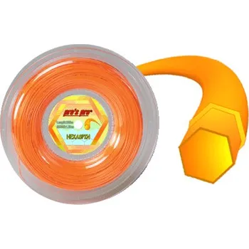 Struna na výplet tenisové rakety Tenisový výplet Pro's Pro Hexaspin Orange (200 m) (1.25 mm)