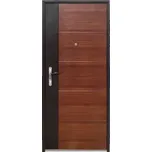 Vnitřní vchodové dveře Mocca ořech/zlatý dub 90P