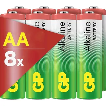 Článková baterie GP AA Batterie GP Alkaline 1,5V 8 Stück tužková baterie AA 1.5 V, 8 ks