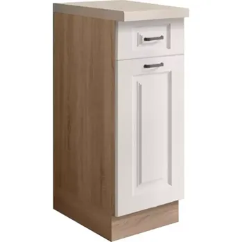 Kuchyňská skříňka Smart 1D sonoma/bílá mat