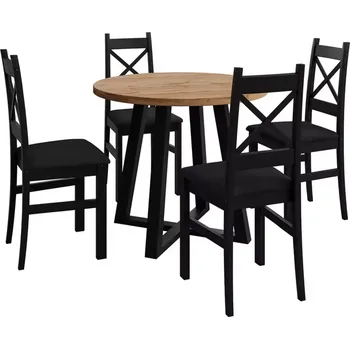 Jídelní set Jídelní set Jasal wotan/černá