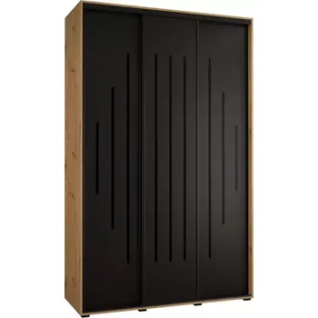 Předsíňová stěna Skříň 45 Canaris 12 150 artisan/černá/černá