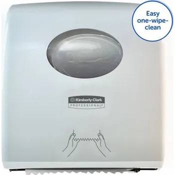 Dávkovač mýdla Dávkovač papírových ručníků ABS, Bílá, Nástěnná montáž 297mm x 192mm, šířka: 324mm, sortiment: Aquarius Aquarius,