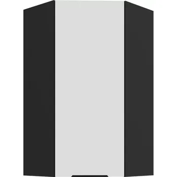 Kuchyňská skříňka Aria WH/BL Anti Fingerprint 60x60 Gn-108 1f (45°)