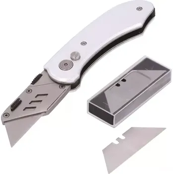Pracovní nůž Skládací nůž alu s trapéz. ostřím