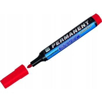 Permanentní popisovač z červené Granit 1 ks