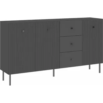 Kancelářská sestava Komoda Viena 3D3S antracyt