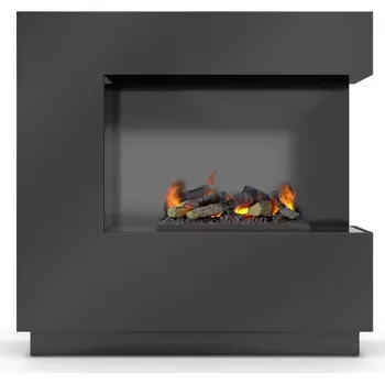 Elektrický krb Zen pravý 400/600 černý lesklý