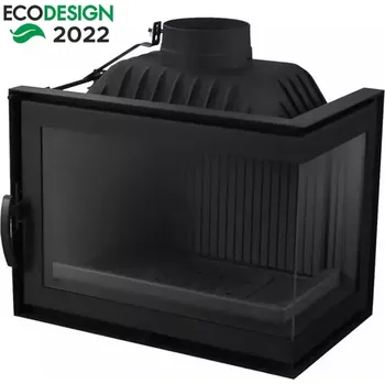 Krbová vložka Krbová vložka FIORINA rohová 13KW sklo pravá