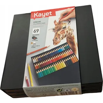 Pastelka SADA PASTELEK Pastelky Kayet Box Krabička 69 kusů