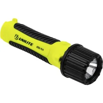 Svítilna Kapesní svítilna ATEX-FL4 AA LED Přímá Ne dosah svitu 235 m plast 150 lm Žlutá ATEX-FL4 Unilite