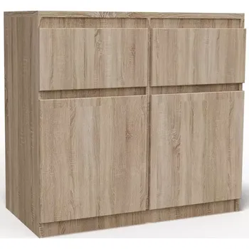 Kancelářská sestava Komoda Merg 2S2F sonoma