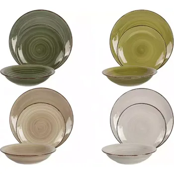 Talíř Sada talířú Moss 12 ks 653645