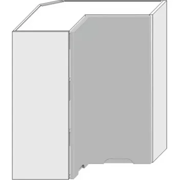 Kuchyňská Skříňka Zoya Wrn Pl Světle Šedá Mat/Bílý