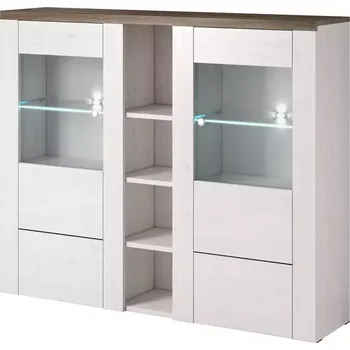 Kancelářská sestava Komoda Larona 2D sonoma lanýž 46