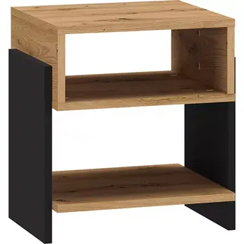 Ložnice Noční Stolek Triss Černá/ Dub Artisan