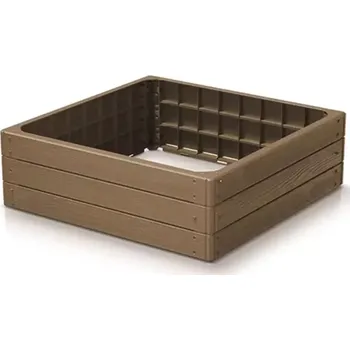 Vyvýšený záhon Prosperplast Base Vyvýšený záhon 75,6 x 75,6 x 25 cm natur