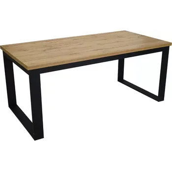 Jídelní set Stůl Iris St-29 200x100+2x50 Dub Wotan