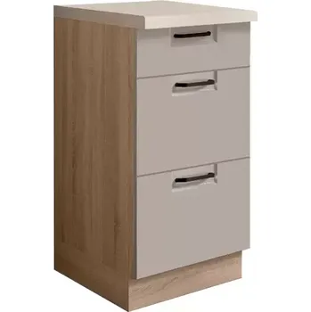 Kuchyňská Skříňka Favorit 9D Sonoma/Latte