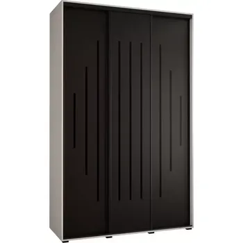 Předsíňová stěna Skříň 45 Canaris 12 160 bílá/černá/černá