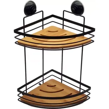 Koupelnový nábytek Police rohová dvojitá 20x20x30cm ftd1058-b