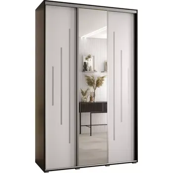 Předsíňová stěna Skříň 45 Canaris 13 150 černá/bílá/silver