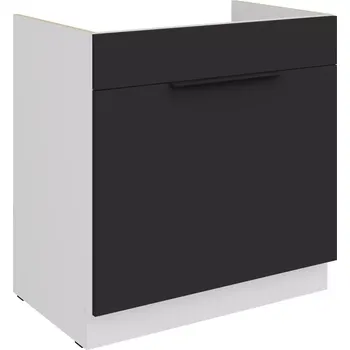 Kuchyňská skříňka Aria BL/WH Anti Fingerprint 80zl 1s Bb