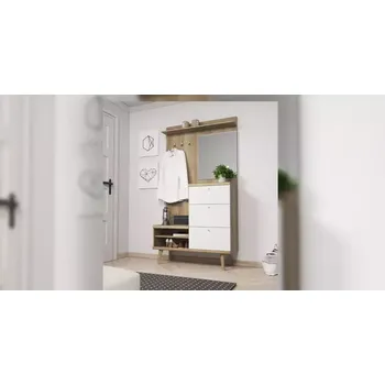 Předsíňová stěna Předsíňová Stěna Primo 110cm Dub Riviera