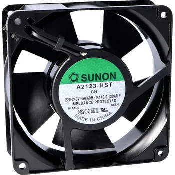 Průmyslový ventilátor Sunon A2123-HBL.(7).GN axiální ventilátor, 230 V/AC, 190.24 m³/h, (d x š x v) 38 x 120 x 120 mm, A2123-HBL.(7).GN