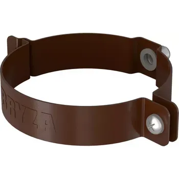 okap Objímka okapového svodu 64-452 ocel 100 mm Bryza hnědá RAL 8017