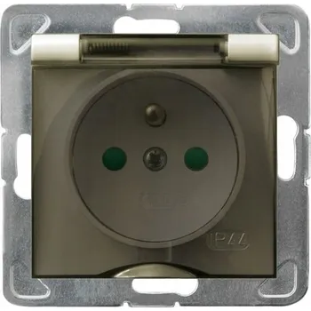 Elektrická zásuvka Elektrická Zásuvka hermetická Ospel béžová